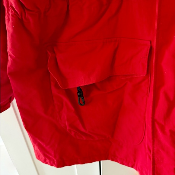 Lands' End Men’s Squall Waterproof Insulated Parka – Red xxl - Picture 5 of 11